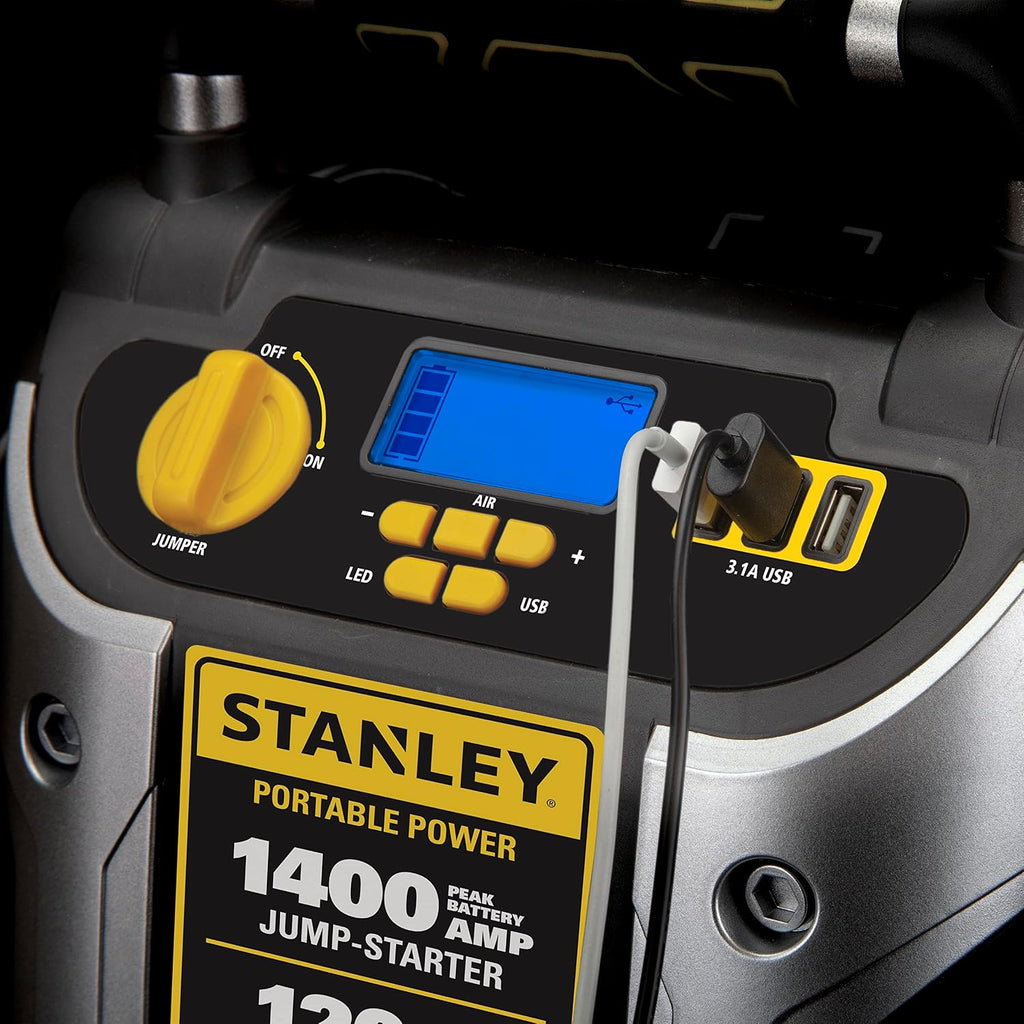 Stanley J7C09D Arrancador automotriz de 1400 amperios de pico, pote...