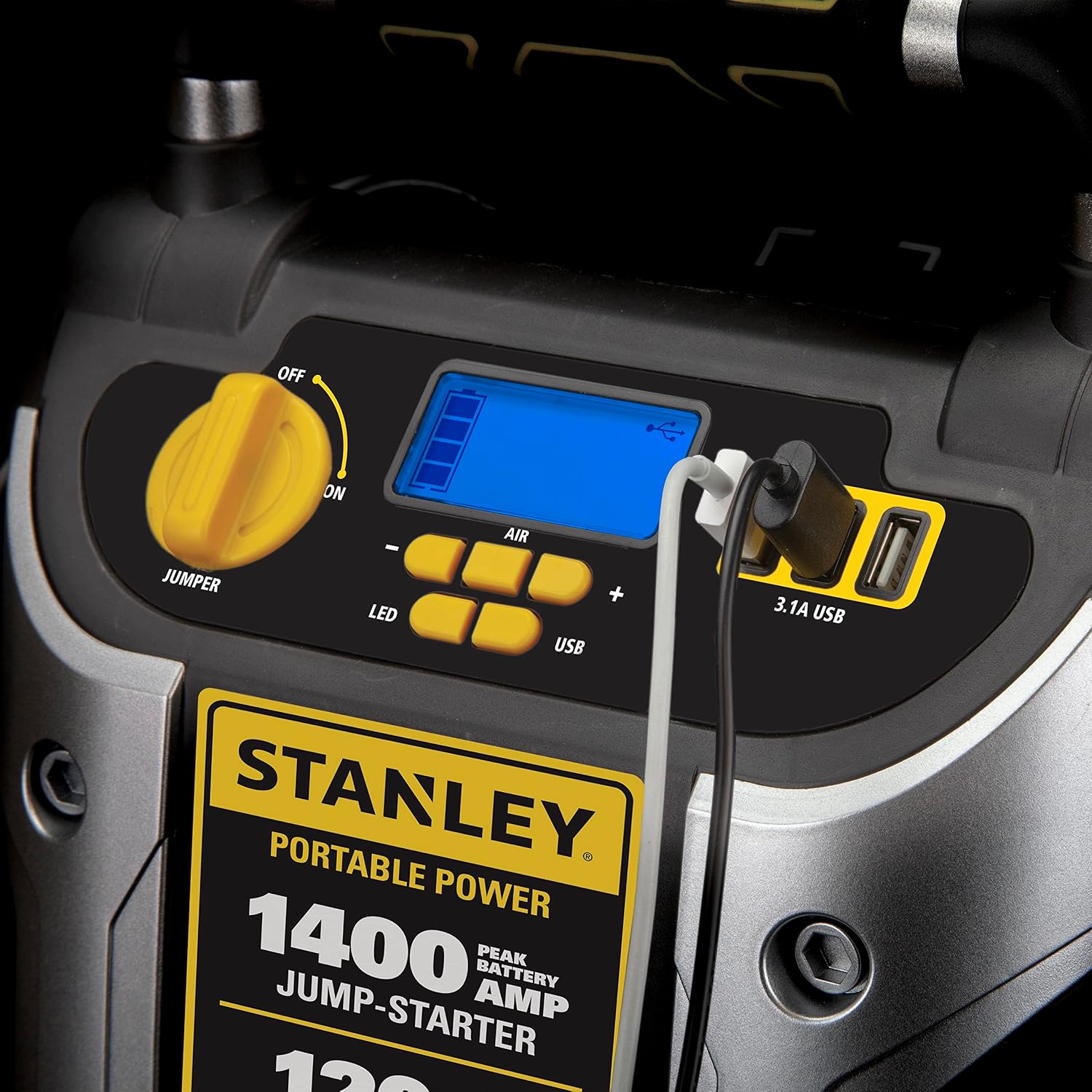 Stanley J7C09D Arrancador automotriz de 1400 amperios de pico, pote...
