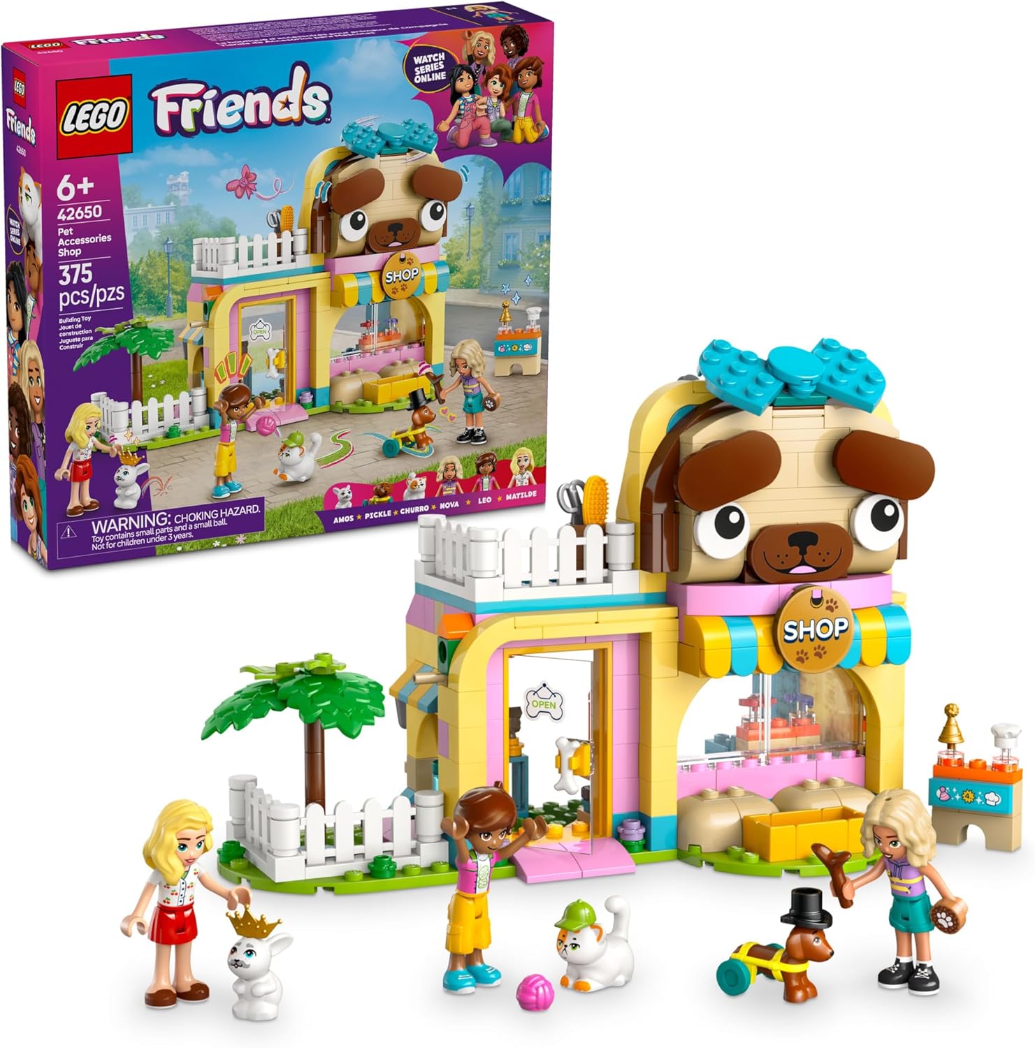 LEGO Friends Tienda de Accesorios para Mascotas Set de juego de sim...