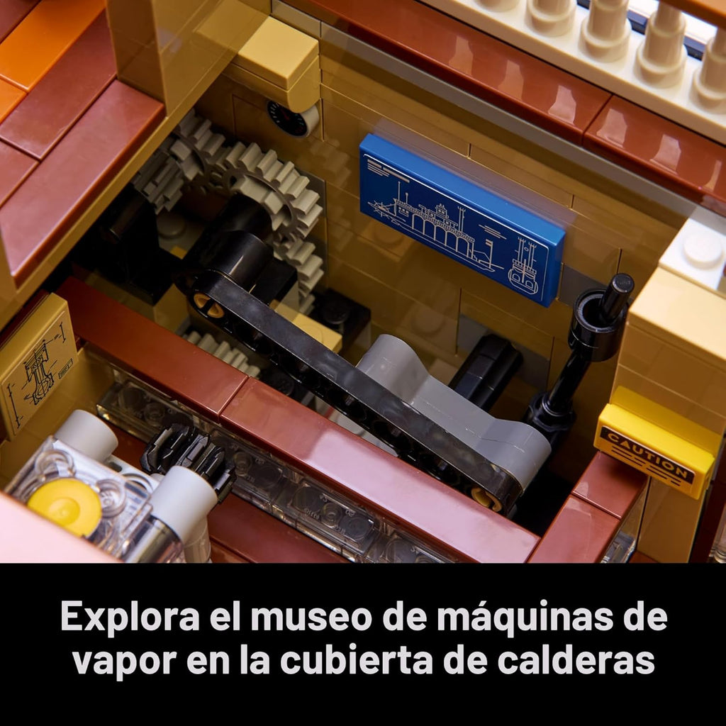 LEGO Ideas River Steamboat - Juego de construcción de barcos de vap...