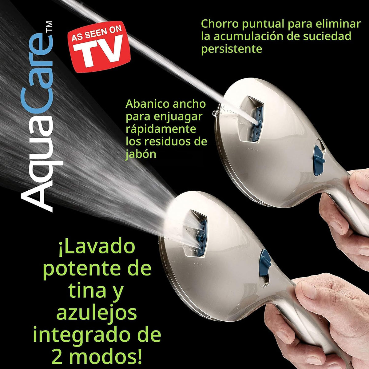 Hotel Spa AquaCare Cabezal de regadera de mano de alta presión de 8...