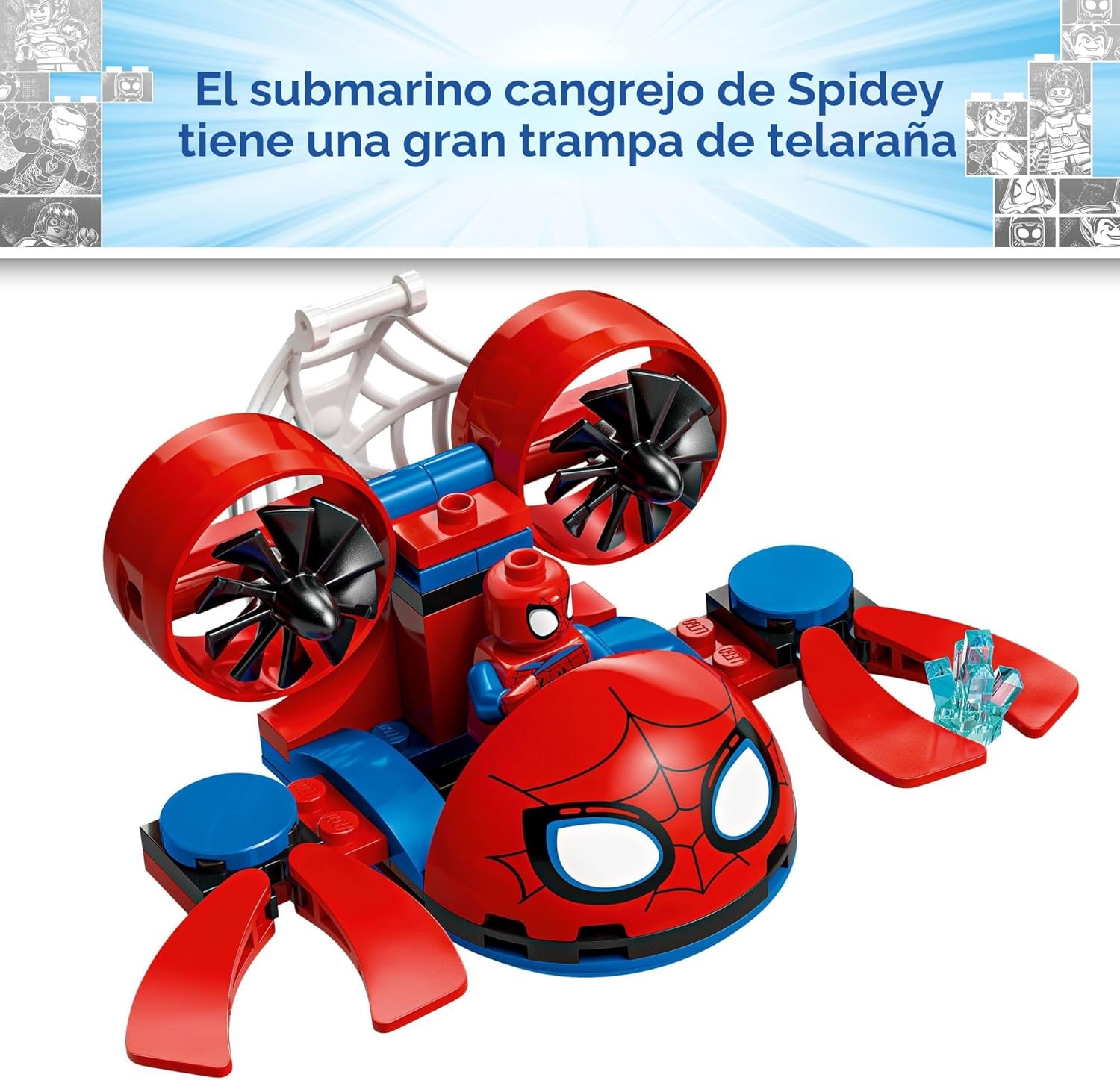 LEGO Marvel Spidey and His Amazing Friends Spidey: Vehículos submar...