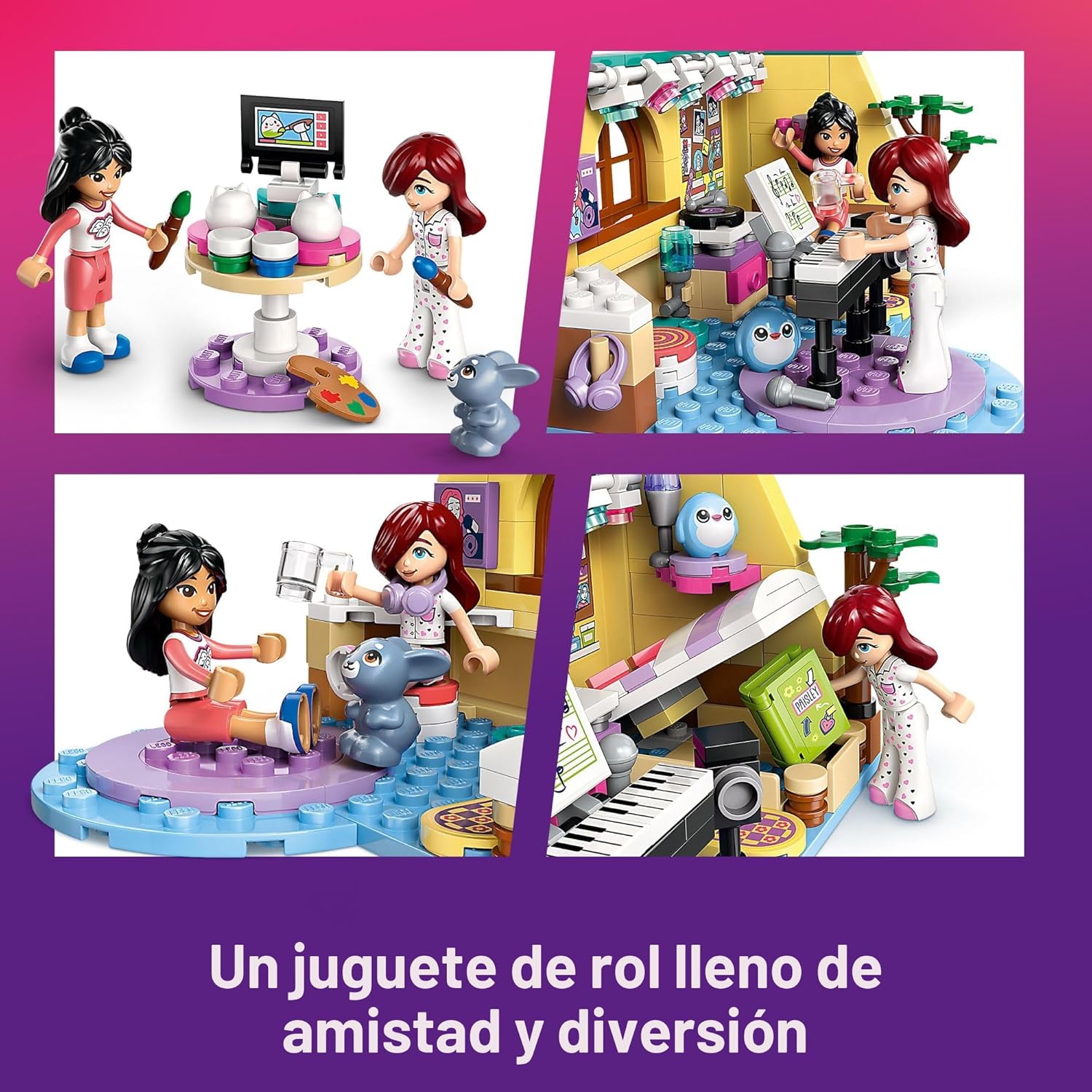 LEGO Friends Paisley - Juguete de construcción de habitación, juego...