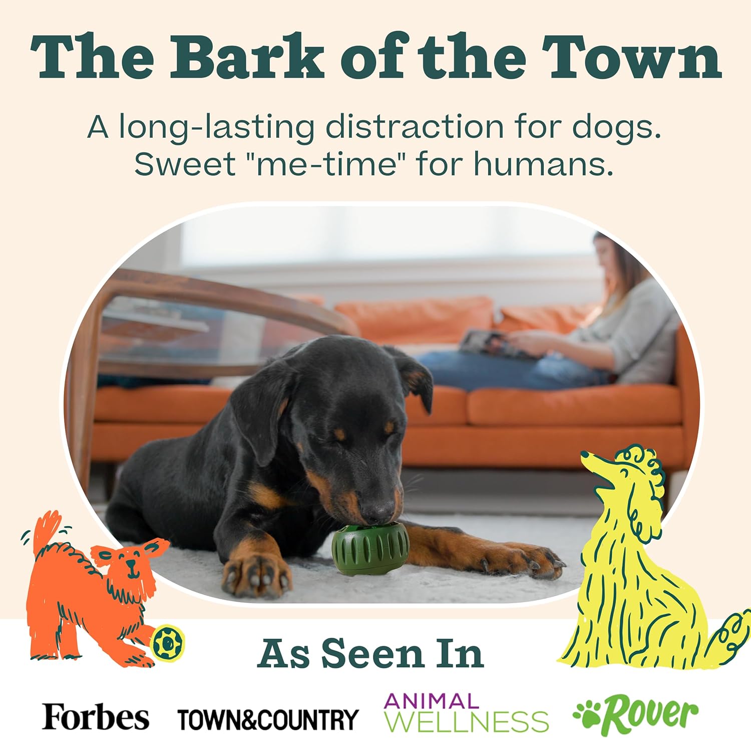 WOOF Paquete de iniciación \u2013 Juguetes interactivos para perros...