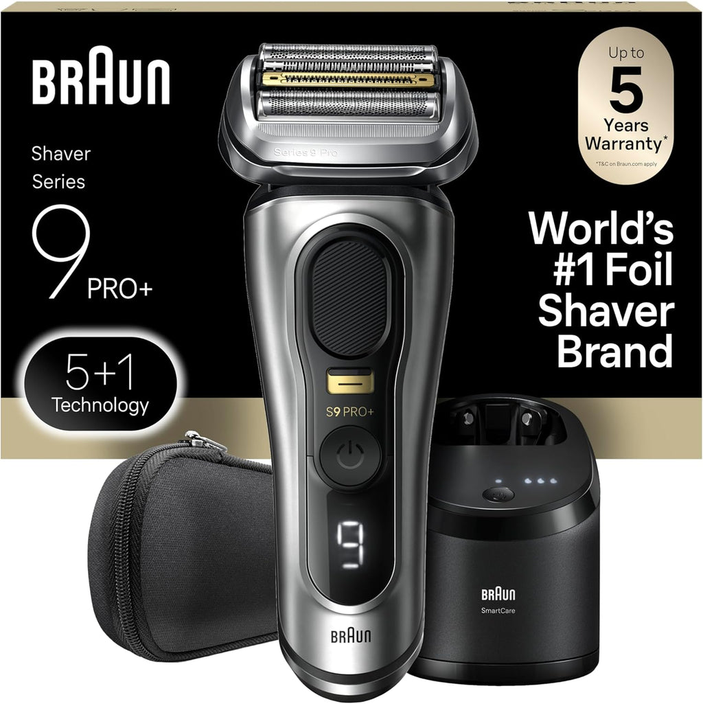 Braun Maquinilla de afeitar eléctrica Series 9 PRO+ para hombres, 5...