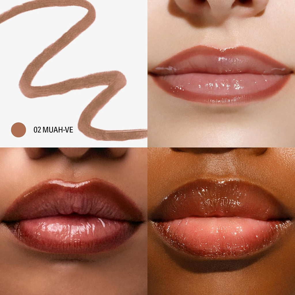 Sacheu Lip Liner Stay-N - Delineador de labios de tatuaje desprendi...
