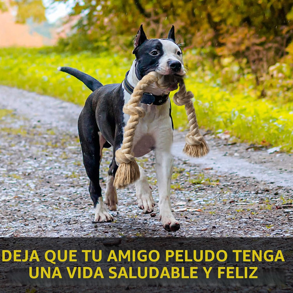Fida Juguetes de cuerda para perros para masticadores agresivos gra...
