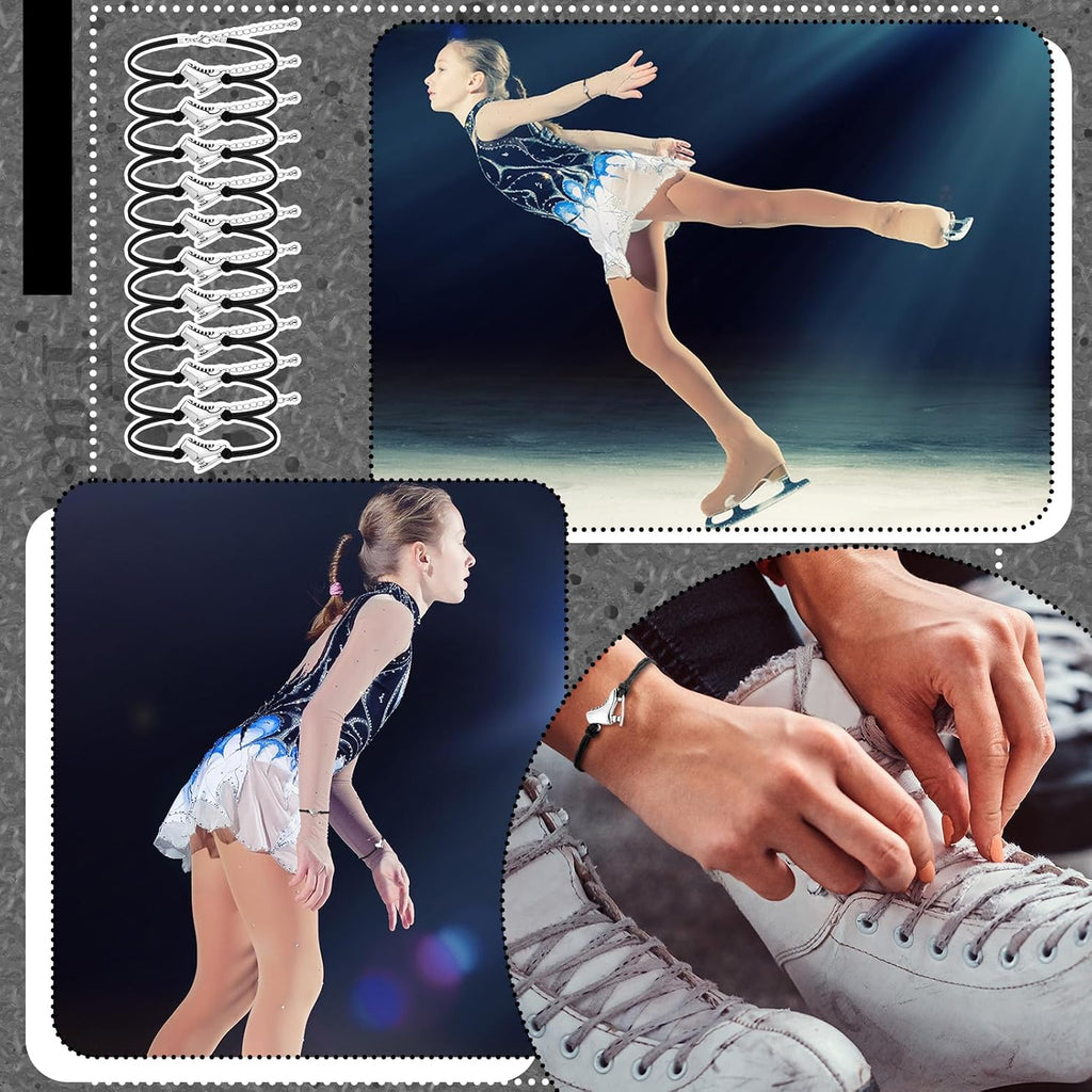 Funtery 24 pulseras de patinaje sobre hielo, regalos de fiesta, pat...