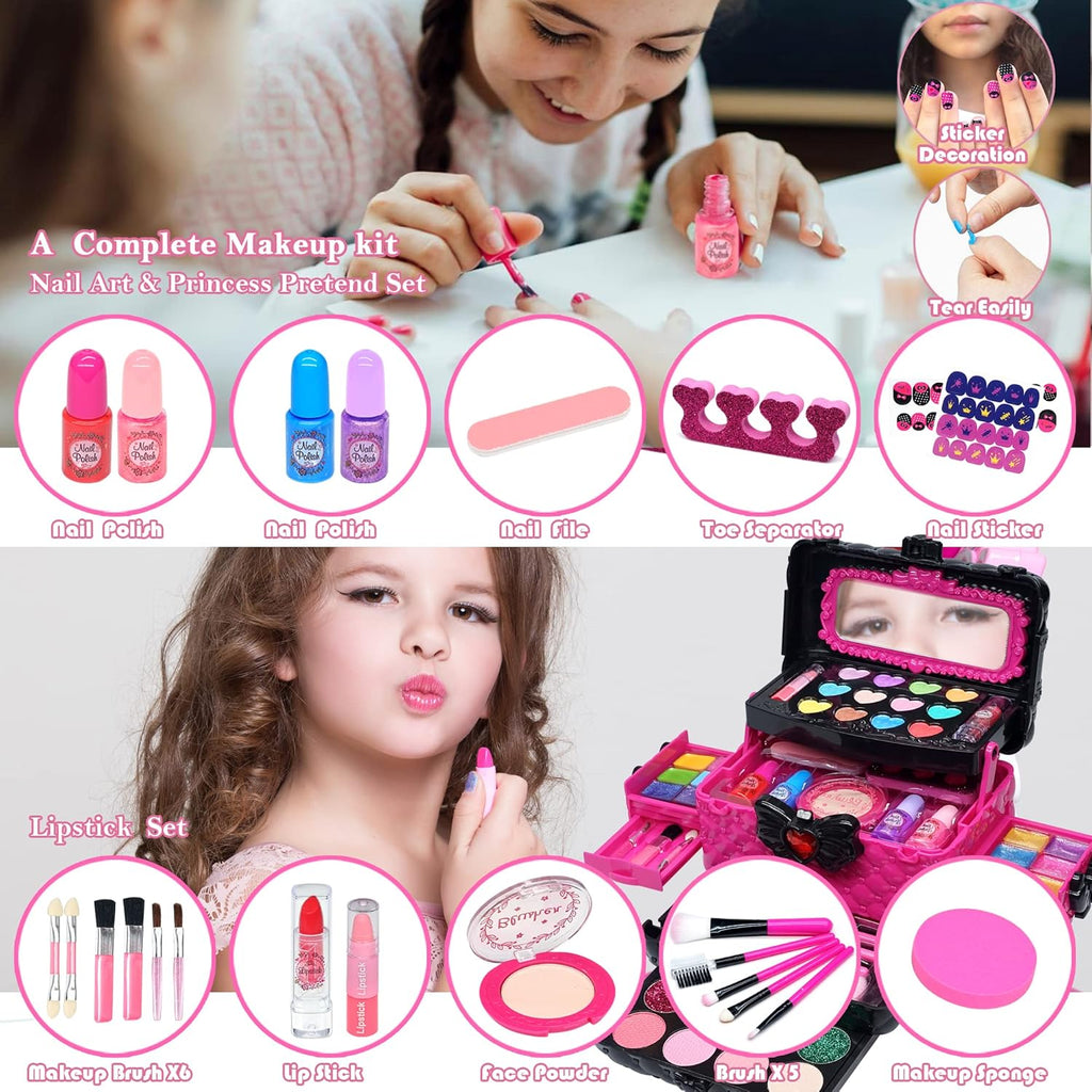 Juegos de maquillaje para niñas \u2013 Kit de maquillaje para niñas...