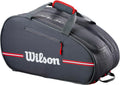 WILSON Team Padel Bag - Capacidad para hasta 4 palas de pádel, negr...