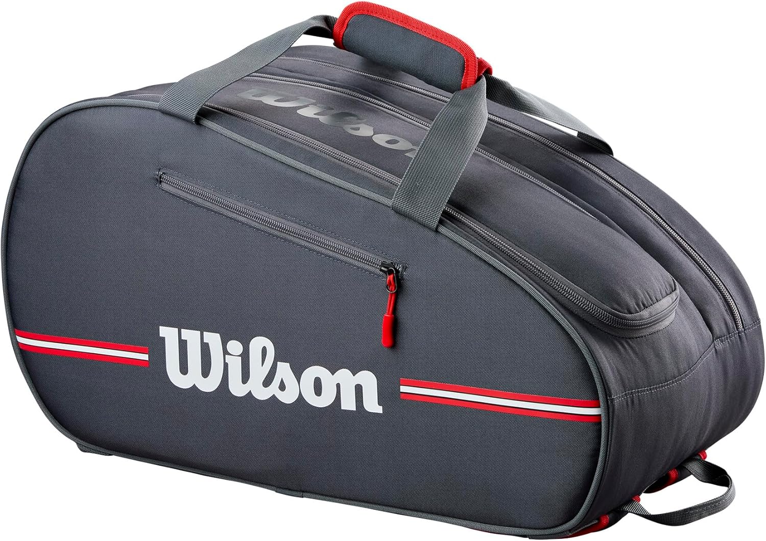 WILSON Team Padel Bag - Capacidad para hasta 4 palas de pádel, negr...