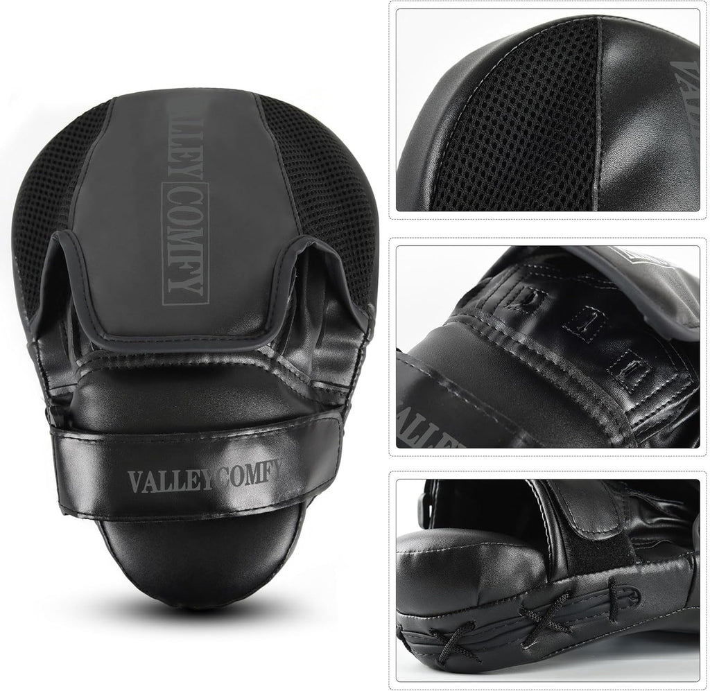 Valleycomfy - Manoplas de boxeo para puñetazos, almohadillas de box...