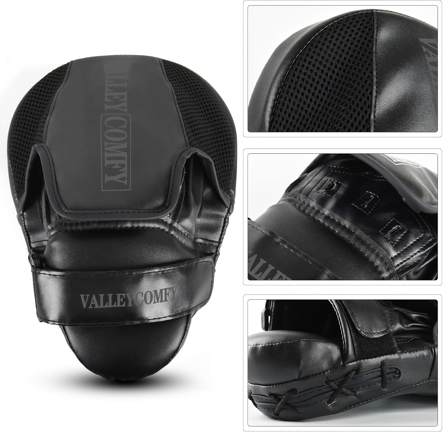 Valleycomfy - Manoplas de boxeo para puñetazos, almohadillas de box...