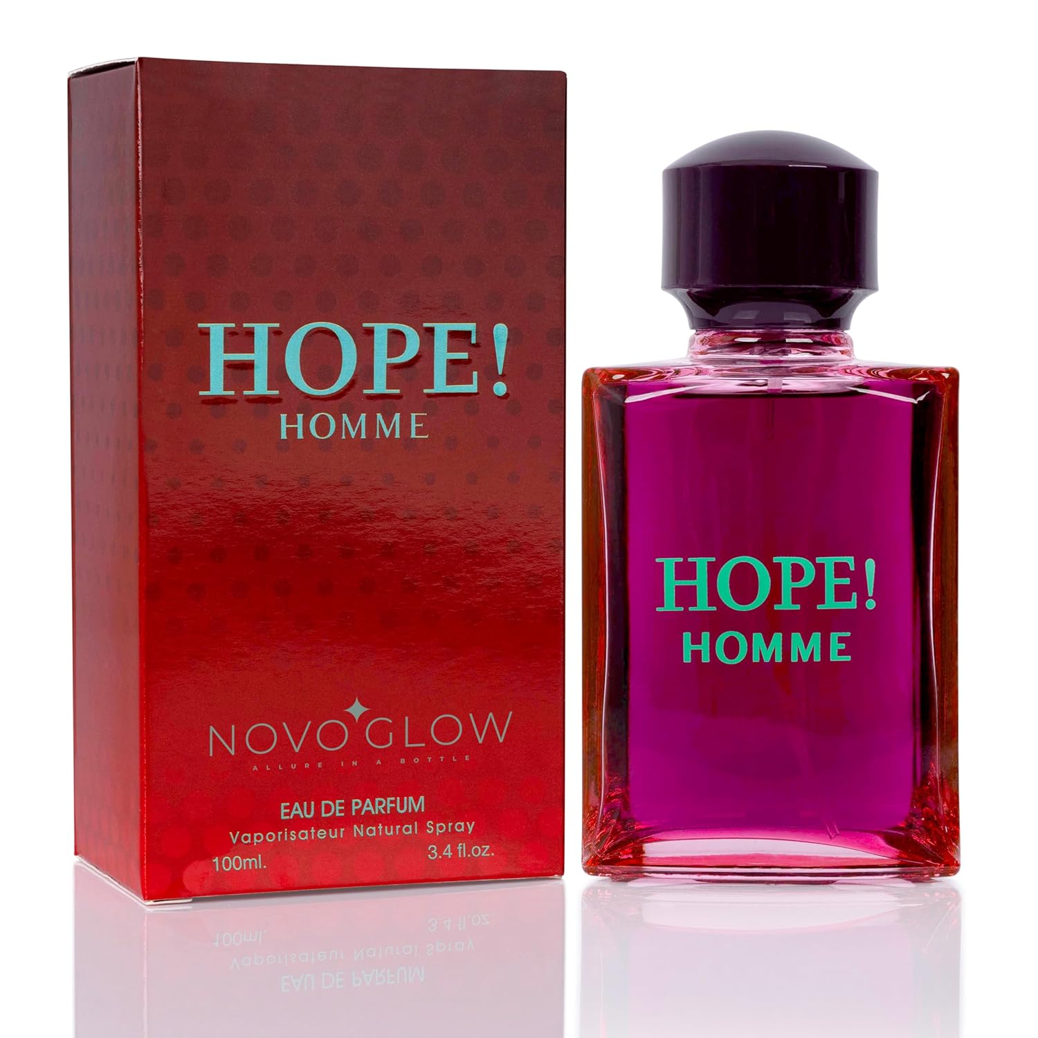 NovoGlow Hope Homme - 100ml de perfume en spray para hombres - Frag...