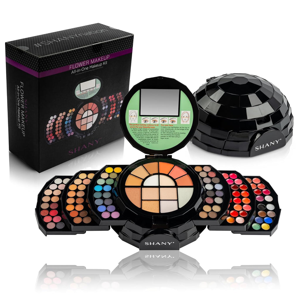 SHANY Juego de maquillaje todo en uno FLORES \u2013 Kit de maquilla...