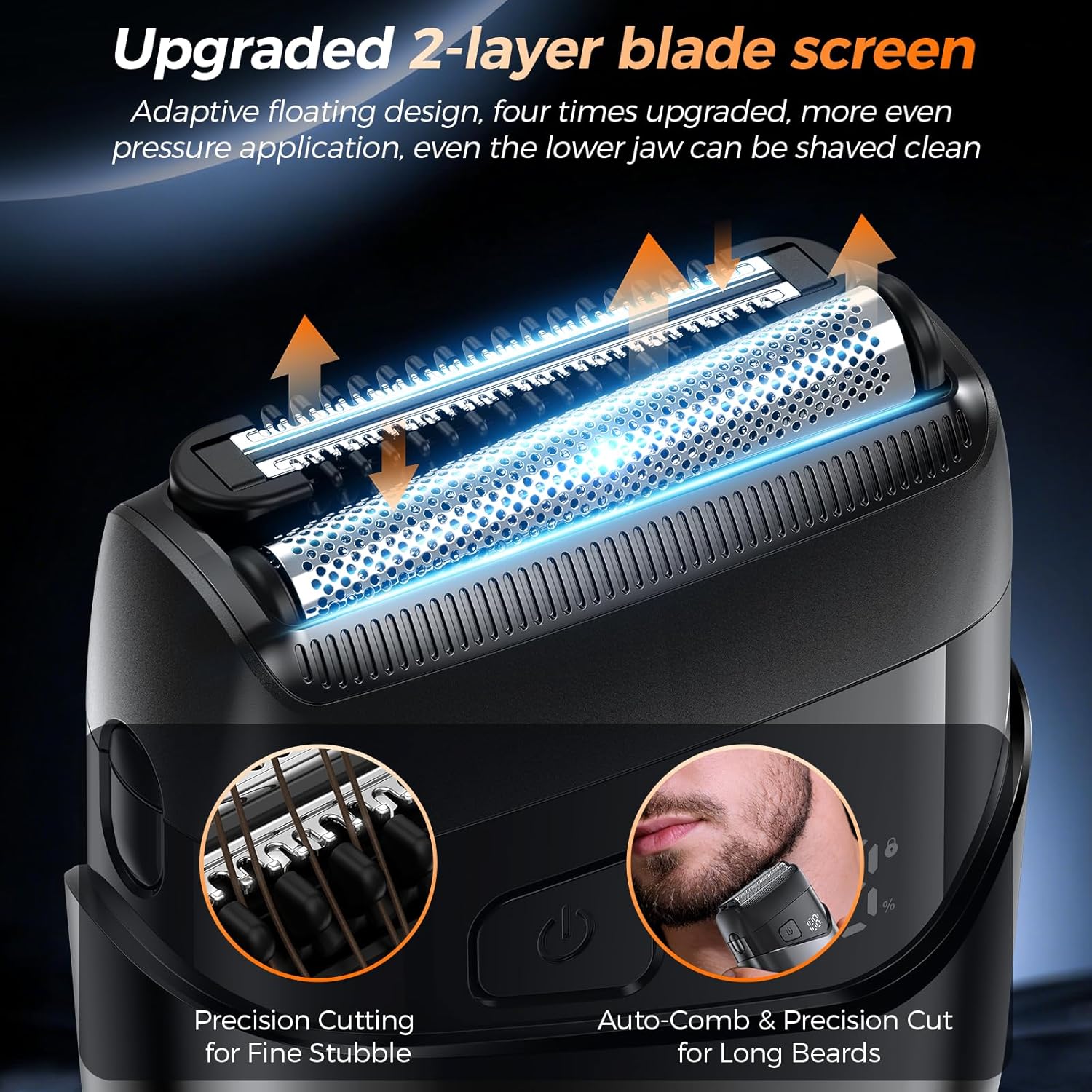 VYLTO Afeitadoras eléctricas de aluminio para hombres, nueva versió...