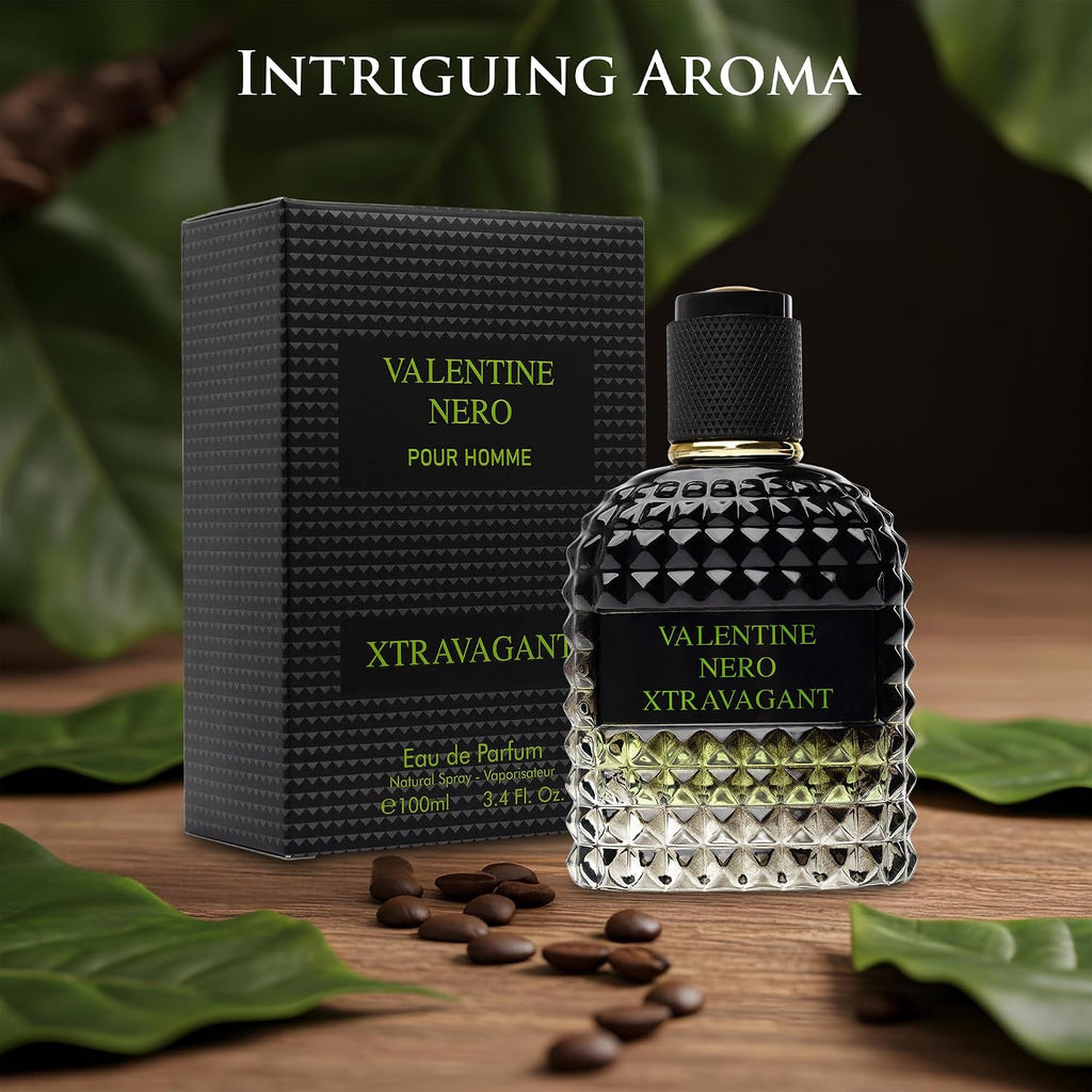 Valentine Nero Xtravagant para Hombre - Fragancia Oriental Fougere...
