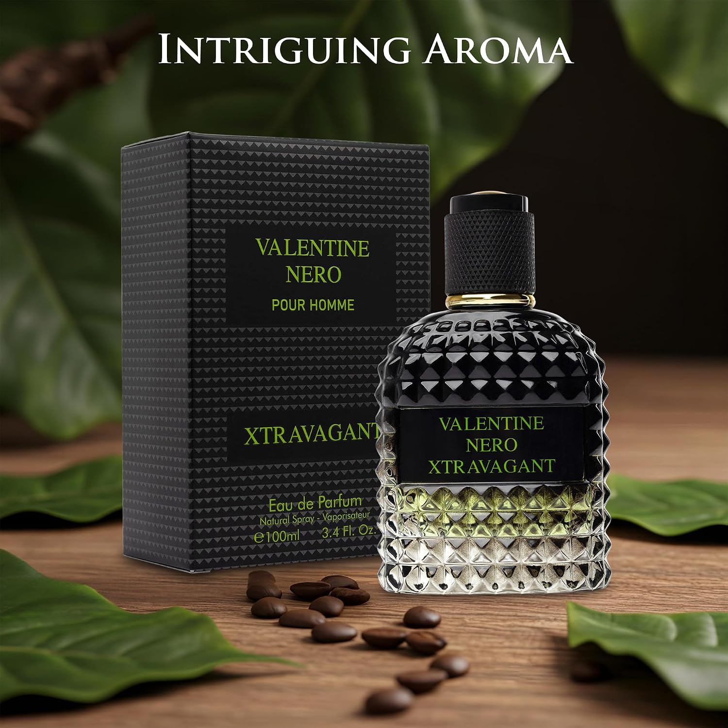 Valentine Nero Xtravagant para Hombre - Fragancia Oriental Fougere...