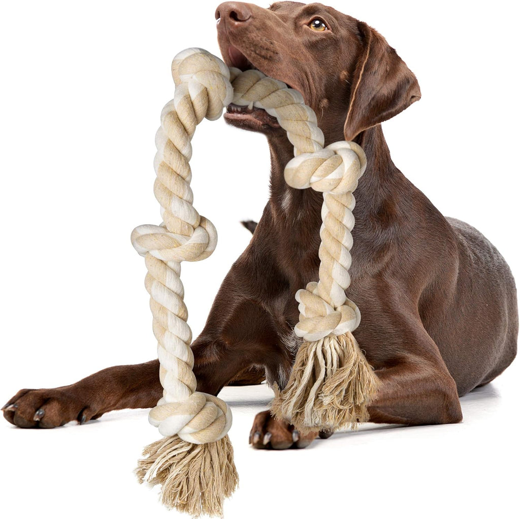 Fida Juguetes de cuerda para perros para masticadores agresivos gra...