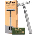 Bambaw Maquinilla de afeitar de seguridad de doble filo para hombre...