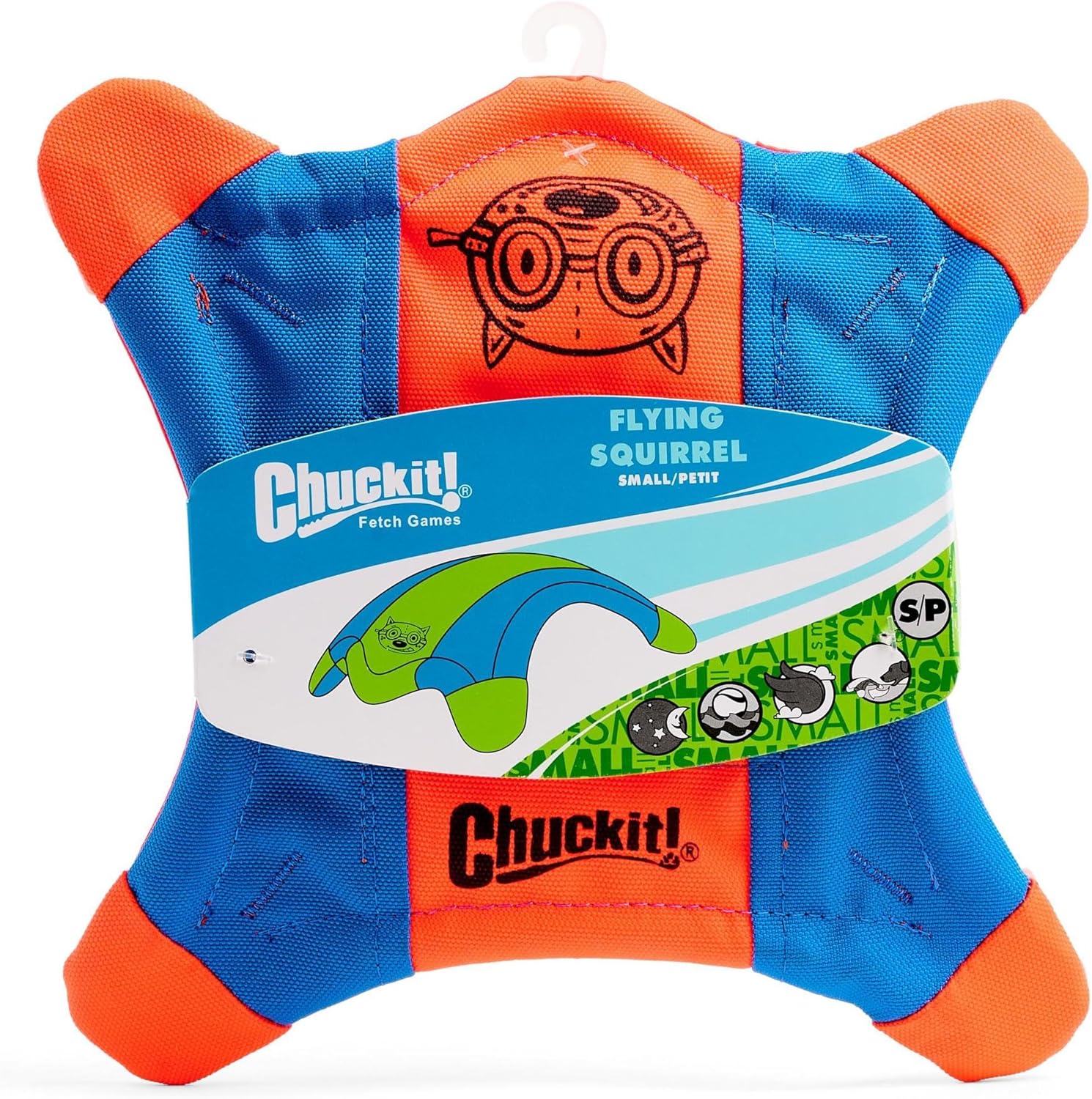 Chuckit! Ardilla voladora para perro - Juguete de búsqueda flotante...