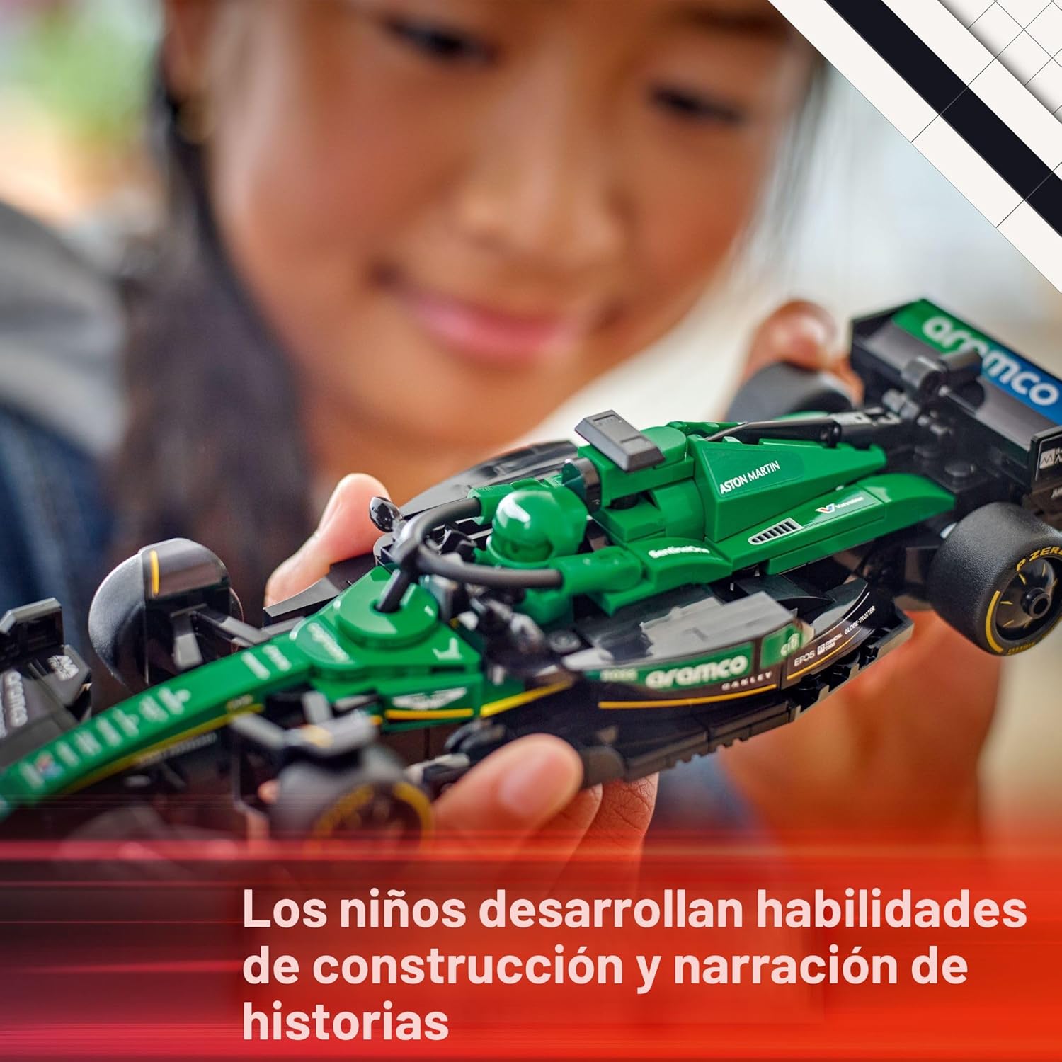 LEGO Speed Champions Aston Martin Aramco F1 AMR24 - Juego de constr...