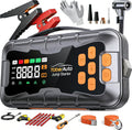 YaberAuto Arrancador de salto 16 en 1 con compresor de aire 8000A 1...