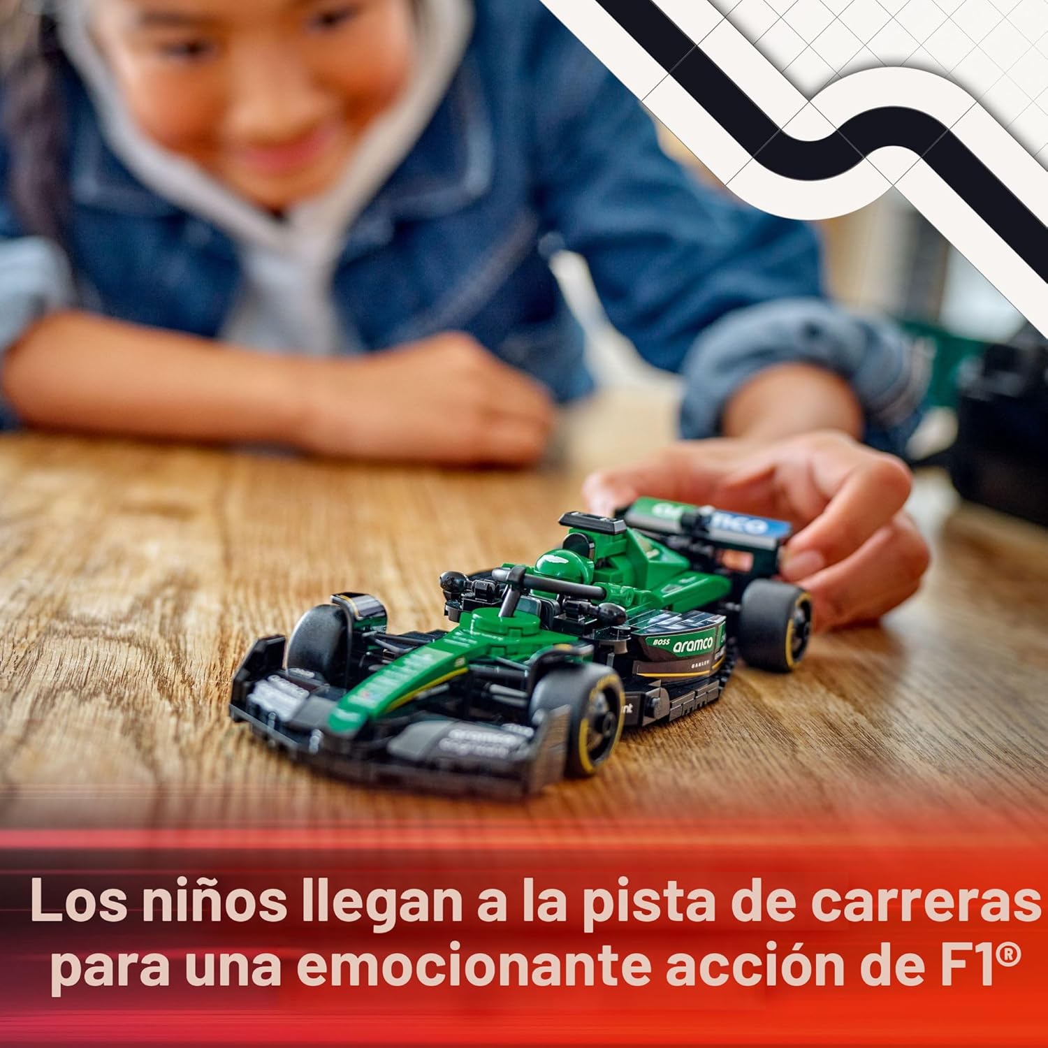 LEGO Speed Champions Aston Martin Aramco F1 AMR24 - Juego de constr...