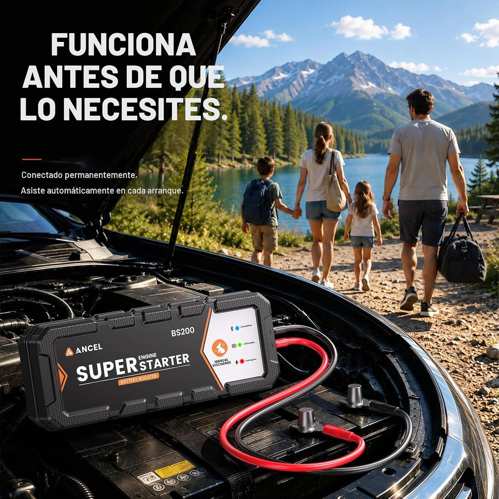 ANCEL BS200 Super Starter, sistema de arranque de salto conectado |...