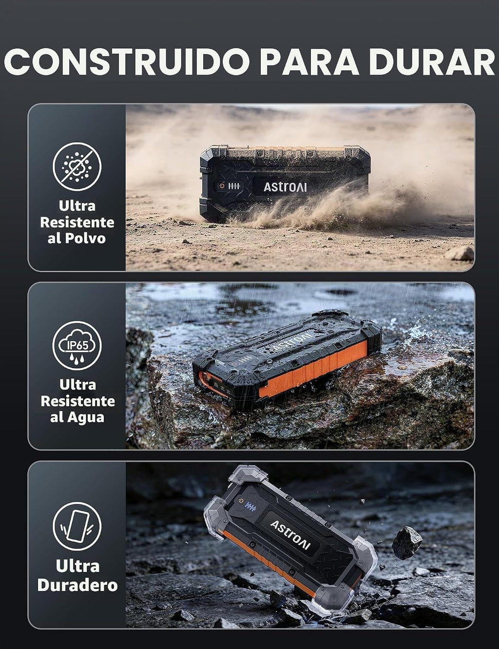 AstroAI S8 Ultra - Arrancador de litio de 12 V 4000 A hasta todo ga...