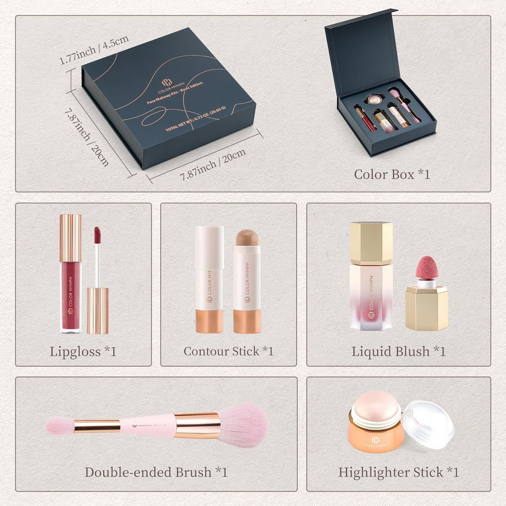 Color Nymph Kit de maquillaje para adolescentes y niñas, juegos de...