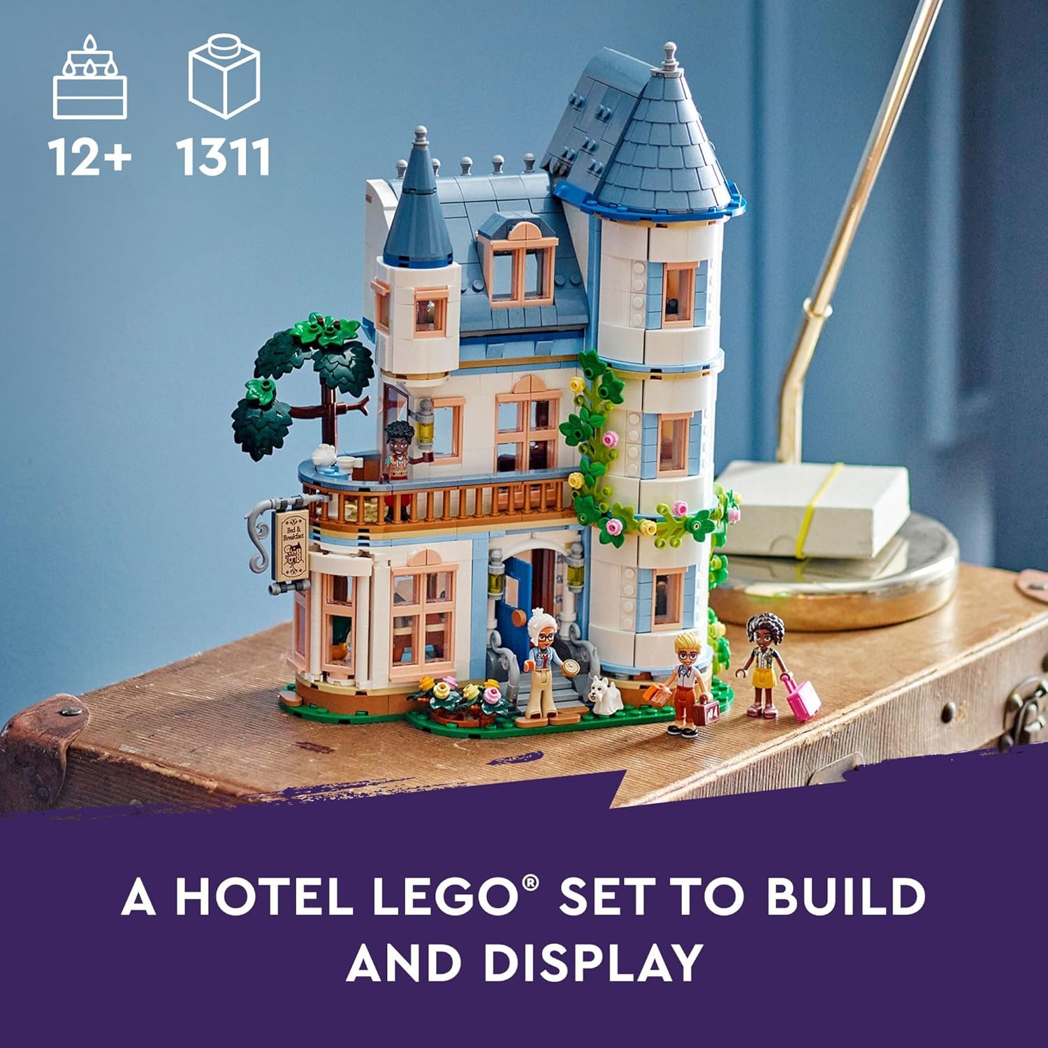 LEGO Friends Castillo Cama y Desayuno Hotel Juego de Construcción -...