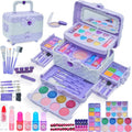 Juegos de maquillaje para niñas de 5 a 8 años, maquillaje lavable p...