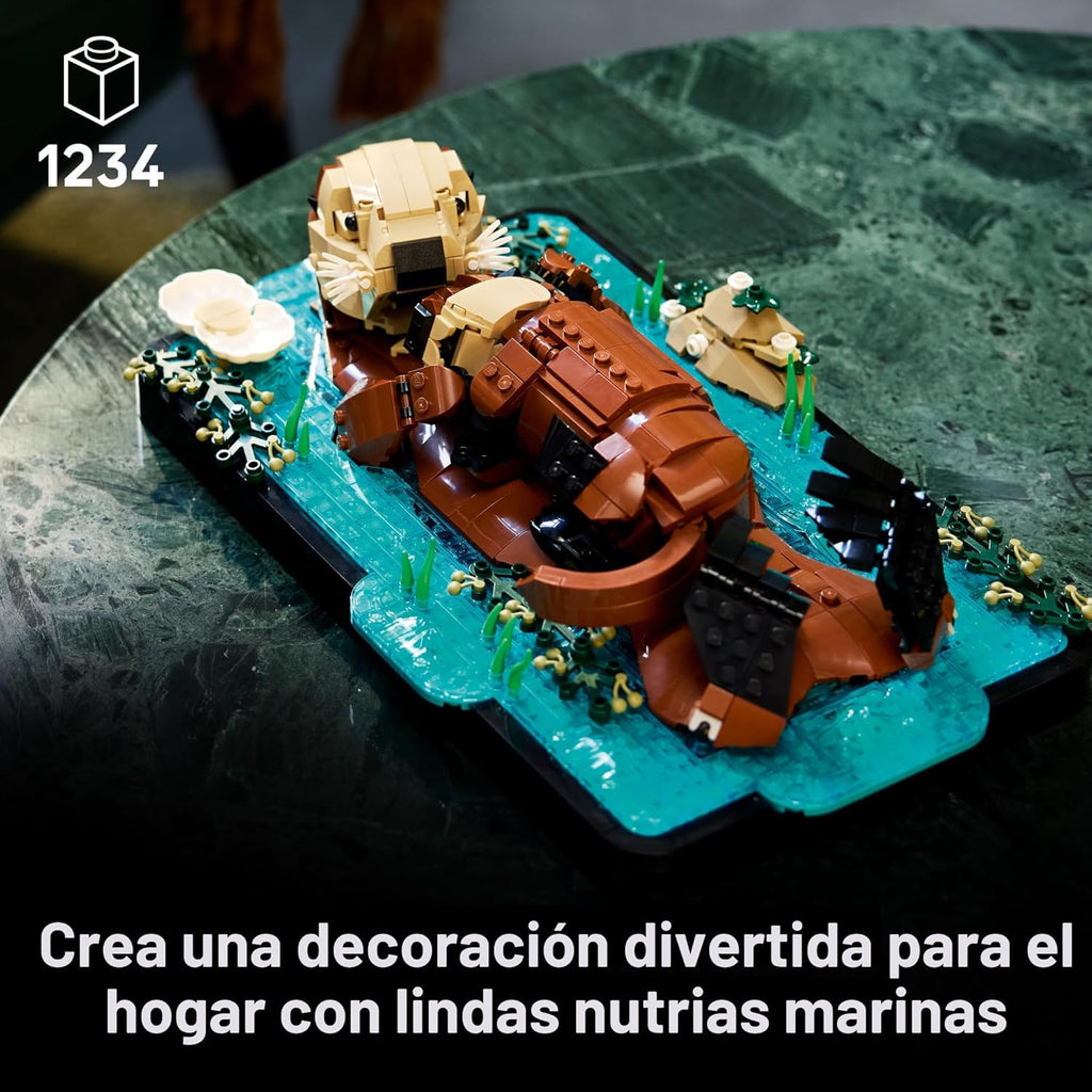 LEGO Ideas - Juego de construcción de nutrias marinas flotantes par...