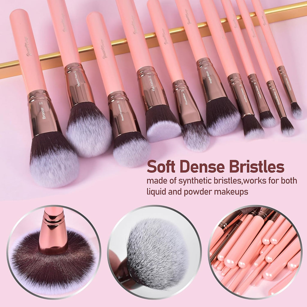 Bueart Design Juego de 30 piezas de brochas de maquillaje profesion...