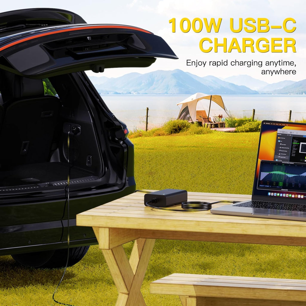 Cargador de coche USB-C de 100 W para Dell Latitude\/XPS\/Precision...
