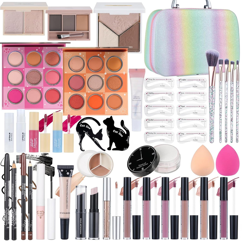 Kits de maquillaje para niñas y adolescentes, set de regalo de maqu...