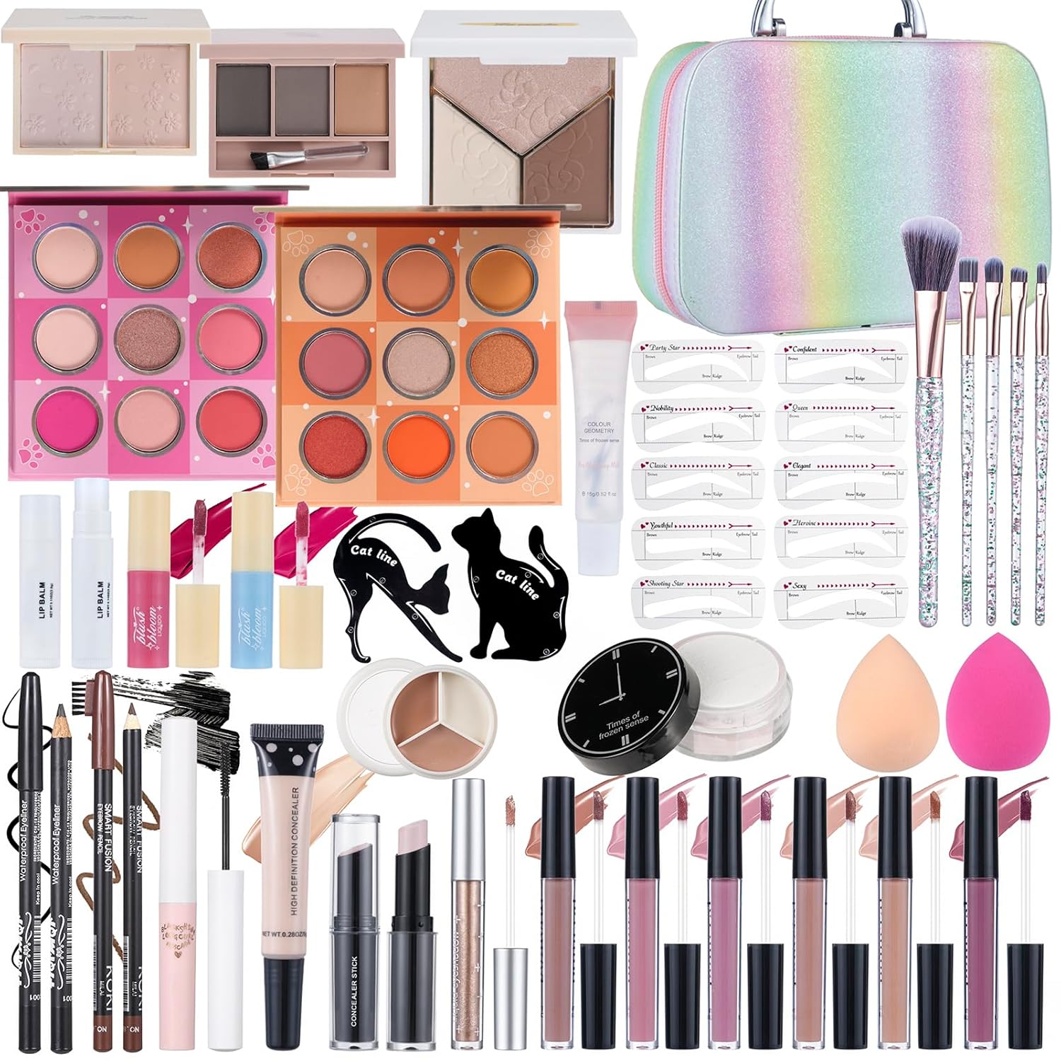 Kits de maquillaje para niñas y adolescentes, set de regalo de maqu...