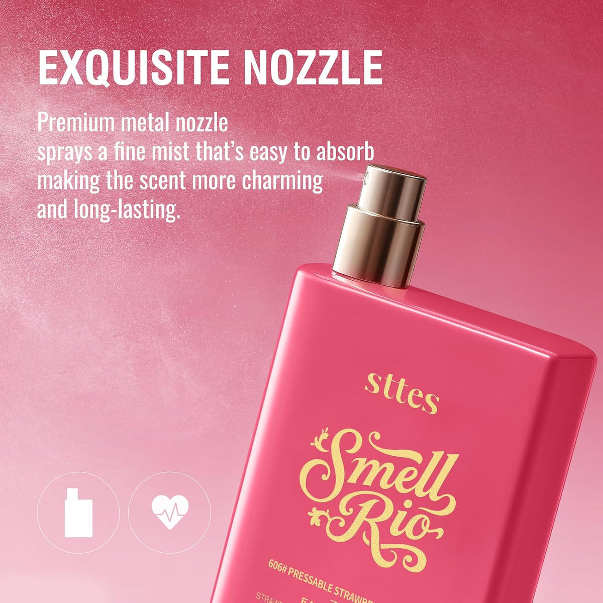 Sttes Smell Rio Perfume 606# (gomitas de fresa prensables) Perfume...