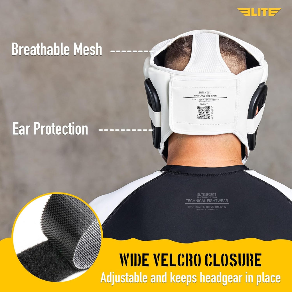 Elite Sports Mejor Casco de Boxeo, Protector de Cabeza de Seguridad...