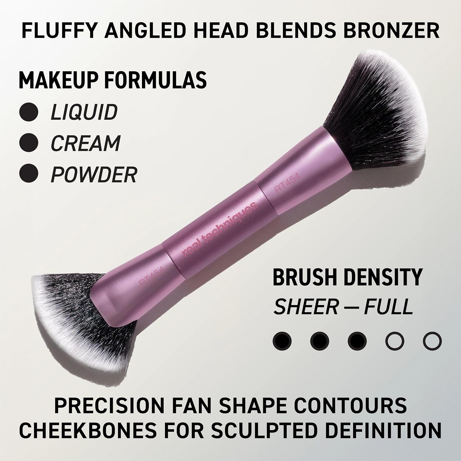 Real Techniques Big Blends Energy Brush + Kit de Esponja de Doble C...