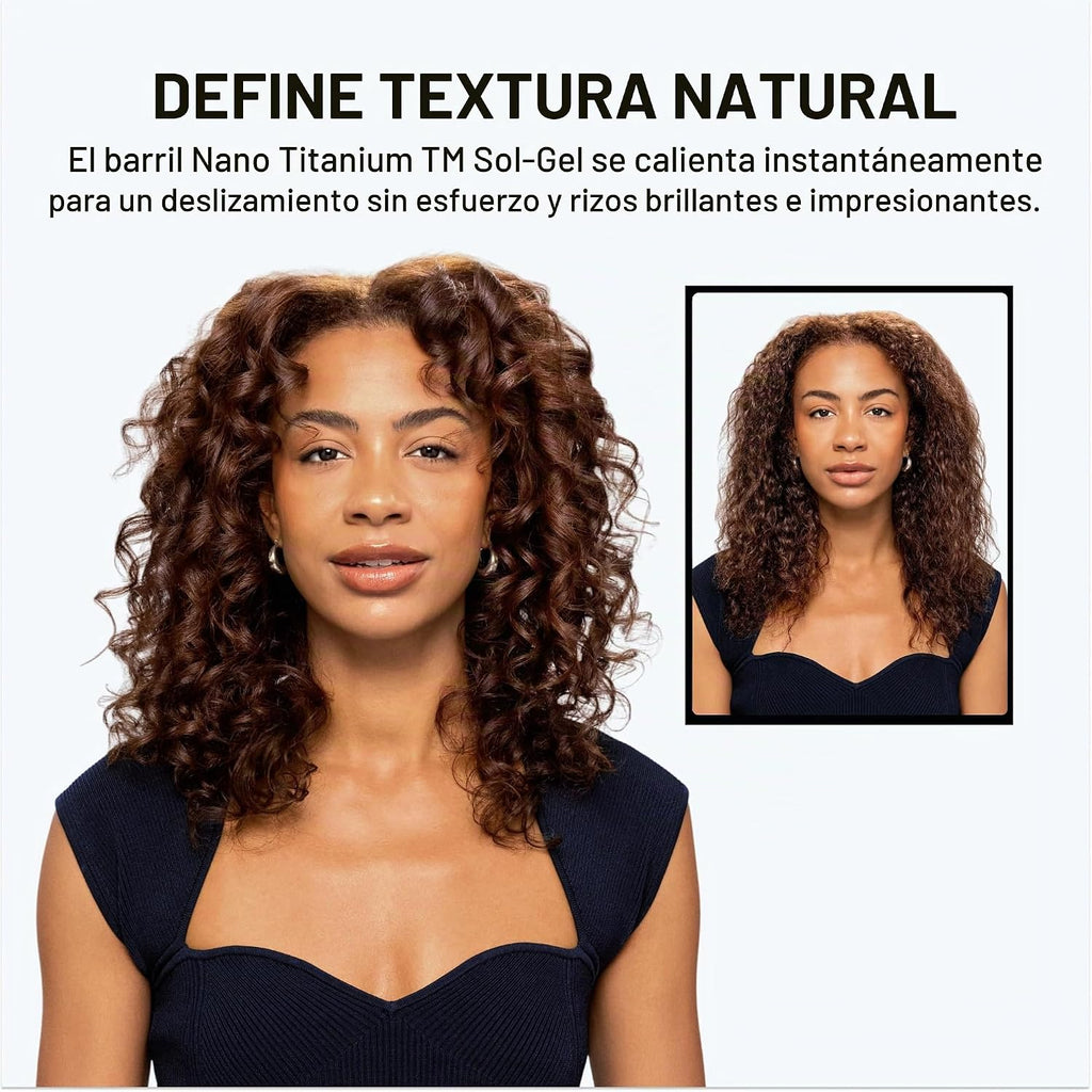BaBylissPRO Rizador de Resorte de Titanio Nano, Varita Profesional...