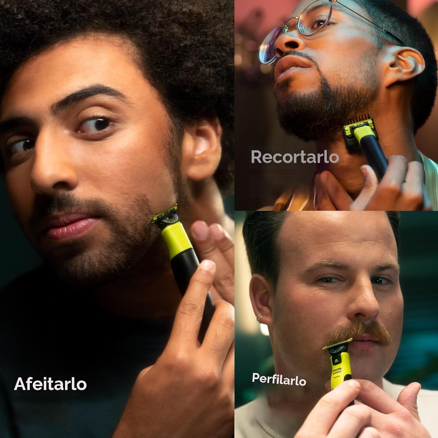 Philips Norelco OneBlade 360 con conectividad híbrida cara + cuerpo...