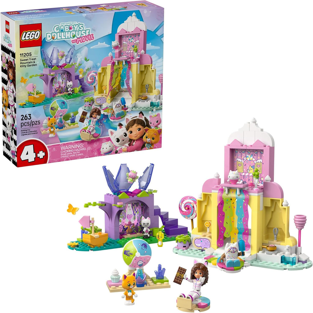 LEGO Gabby's Dollhouse Sweet Treat Mountain &amp; Kitty Garden...