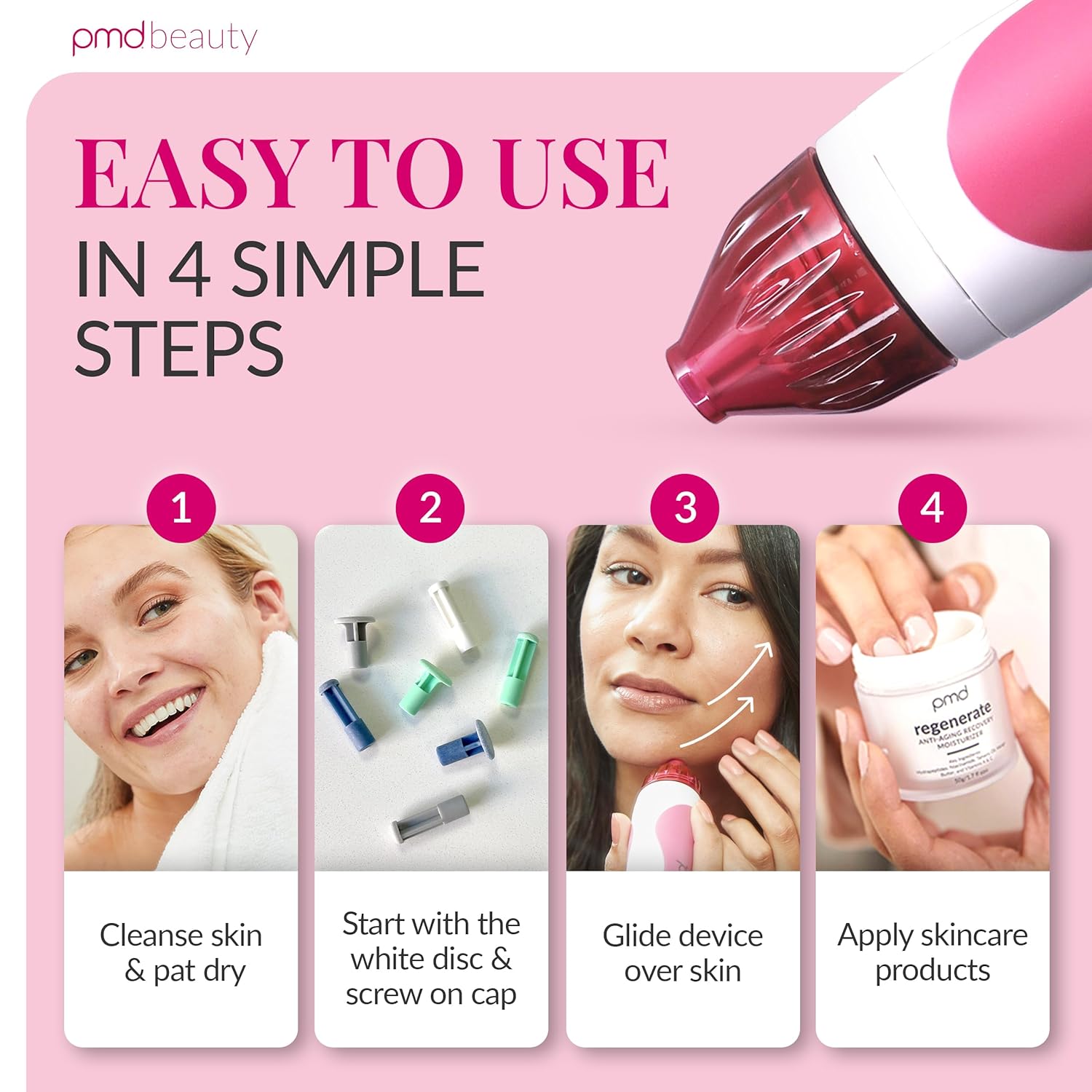 PMD Beauty Personal Microderm Classic - Uso en el hogar, herramient...