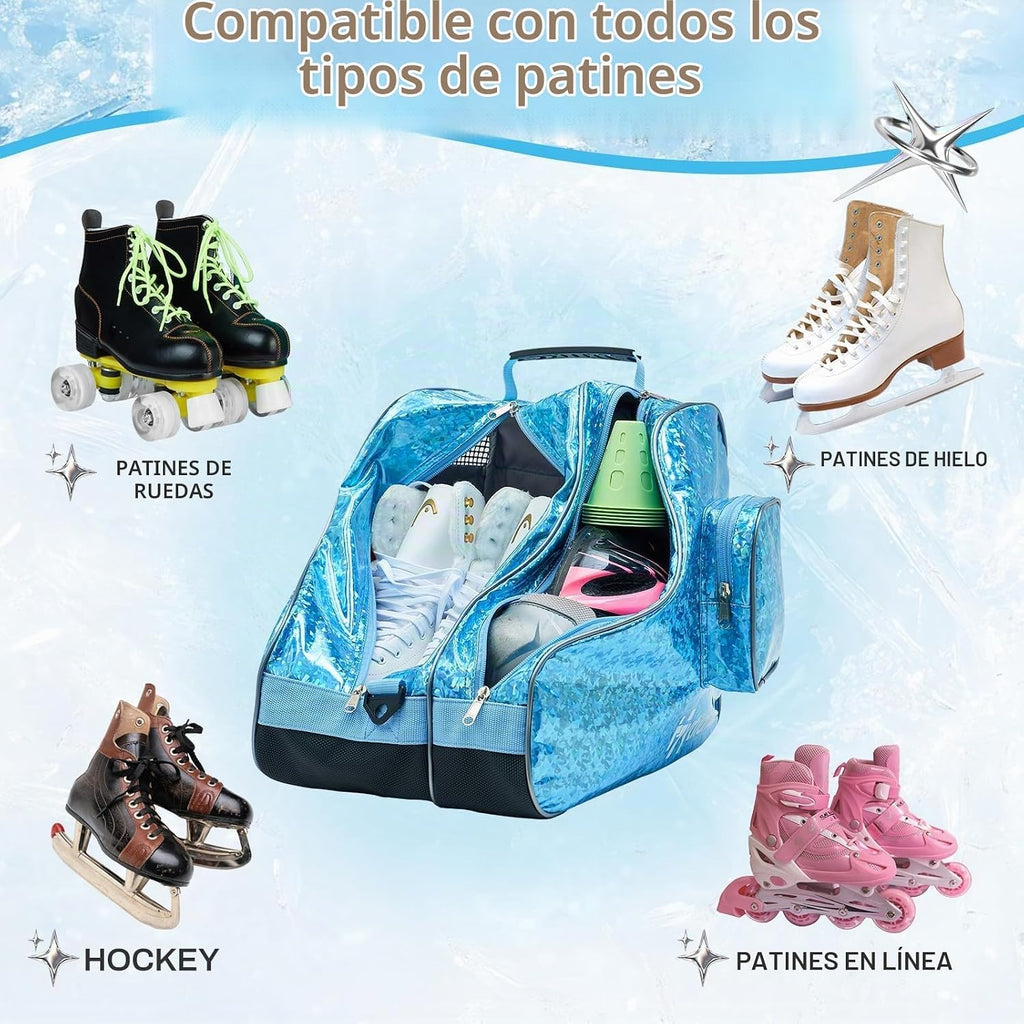 Hytiland Roller Skate Bag for Inline Skates Ice Skates and Figure S...