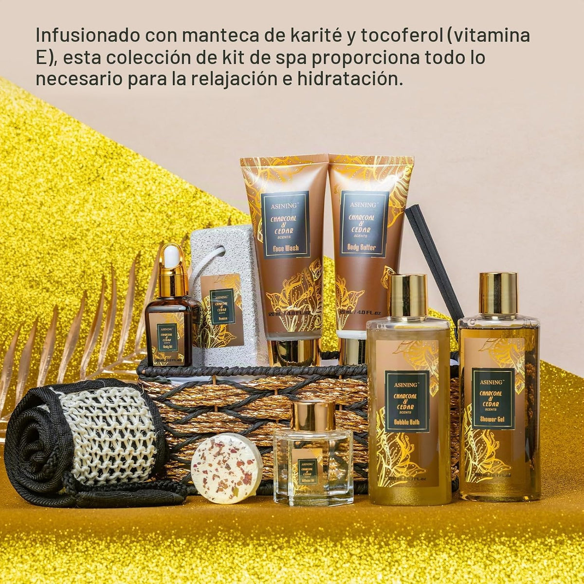 Set de spa para mujeres y hombres, regalos relajantes para hombres,...