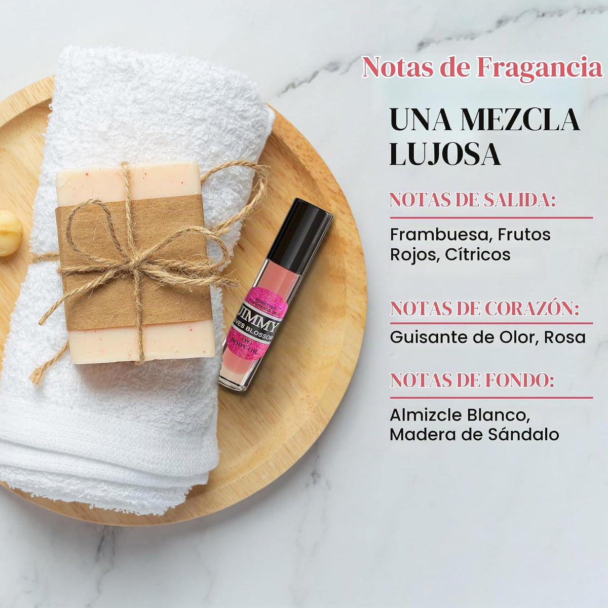 Aceites de Fragancia MOBETTER Jimmy Loves Blossoms Aceite Corporal...
