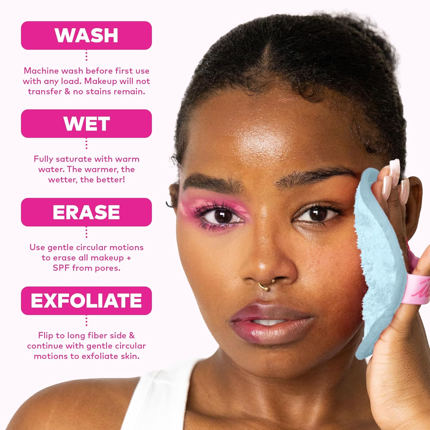 El juego original de MakeUp Eraser para 7 días, elimina todo el maq...
