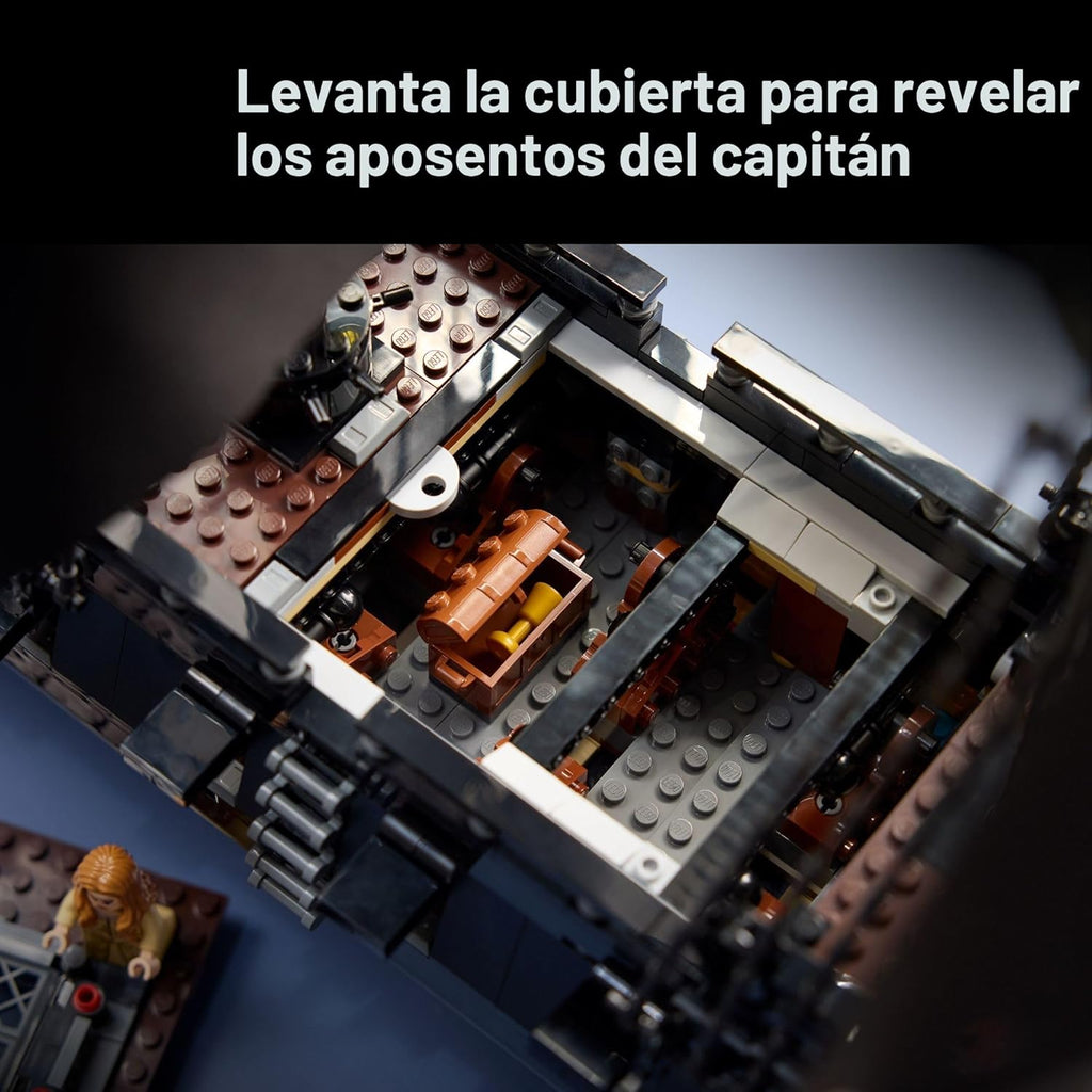 LEGO Icons 10365 - Juego de construcción de barco pirata del capitá...
